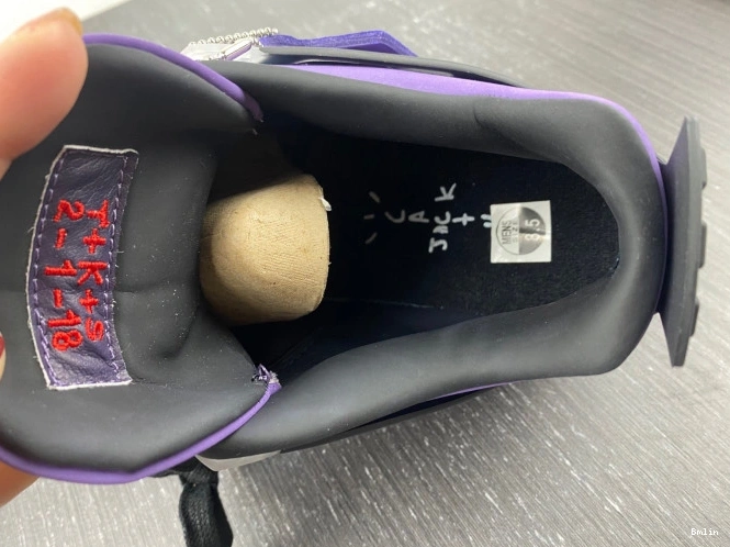 Bmlin Shoes 766296 Jordan (Friends Family) 4 and Purple Scott Travis LN4 Retro 0820